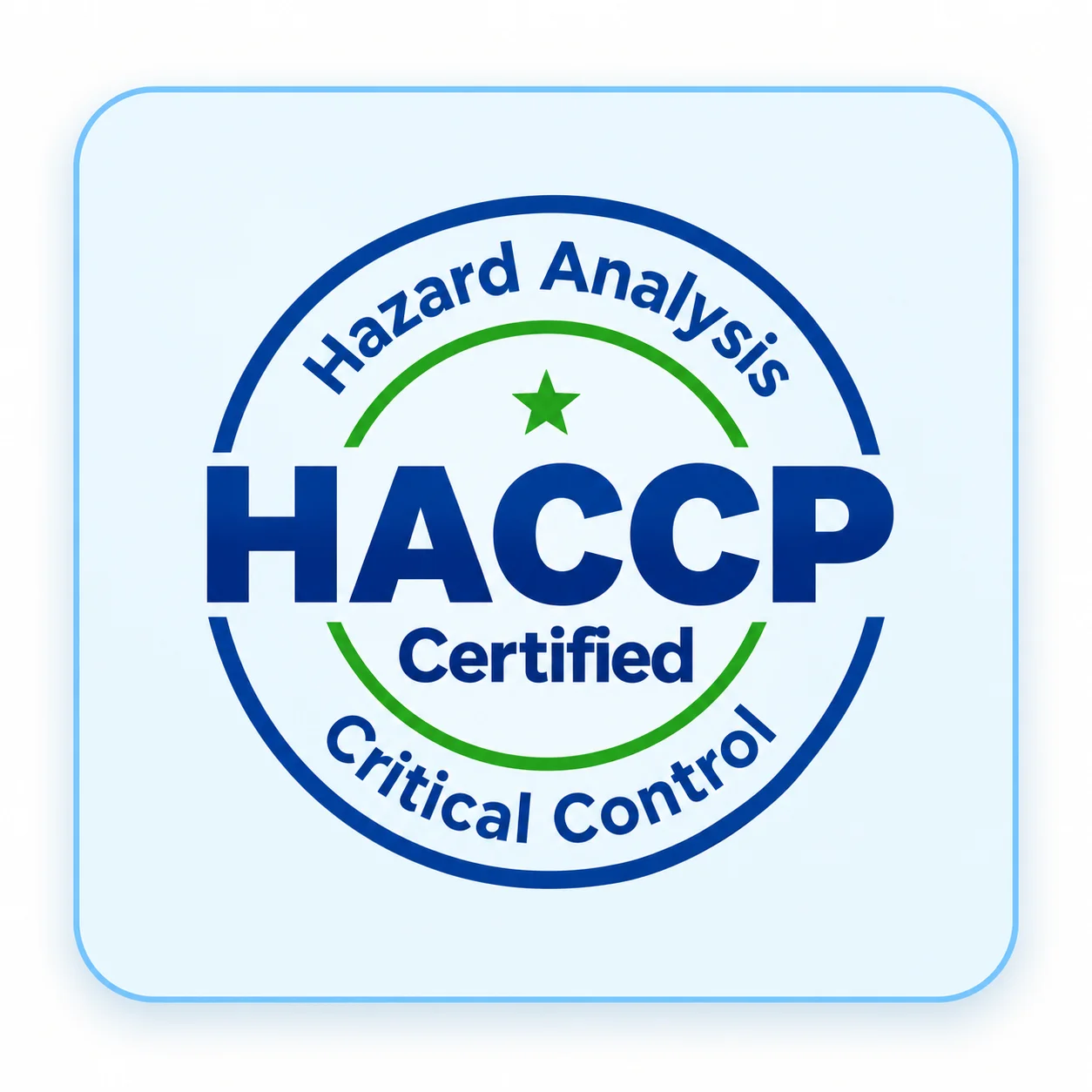 HACCP Certification Seal